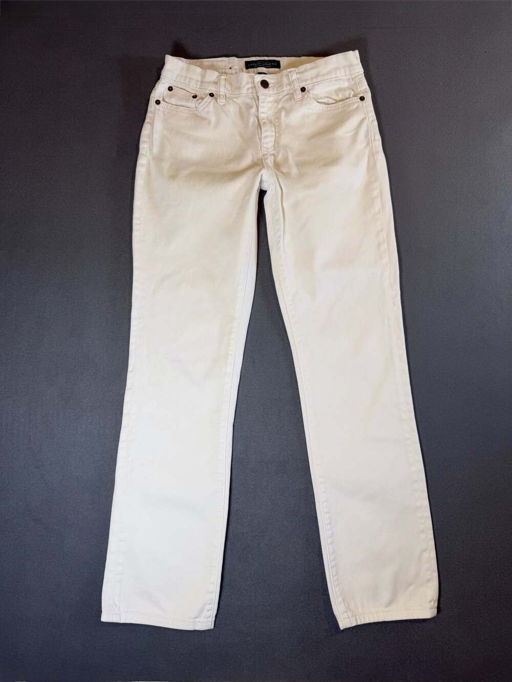Lauren Jeans Co. Ralph Lauren Classic Straight Jeans Size 2 White